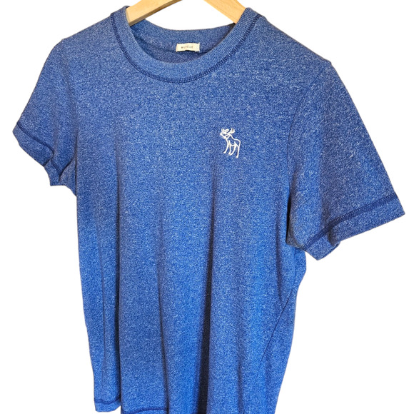 Abercrombie & Fitch Muscle Shirt Short Sleeve Blue Men's Small - Picture 2 of 6